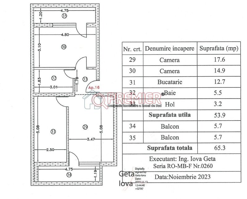 Popesti Leordeni - Str Leordeni - 2 camere - mutare imediata